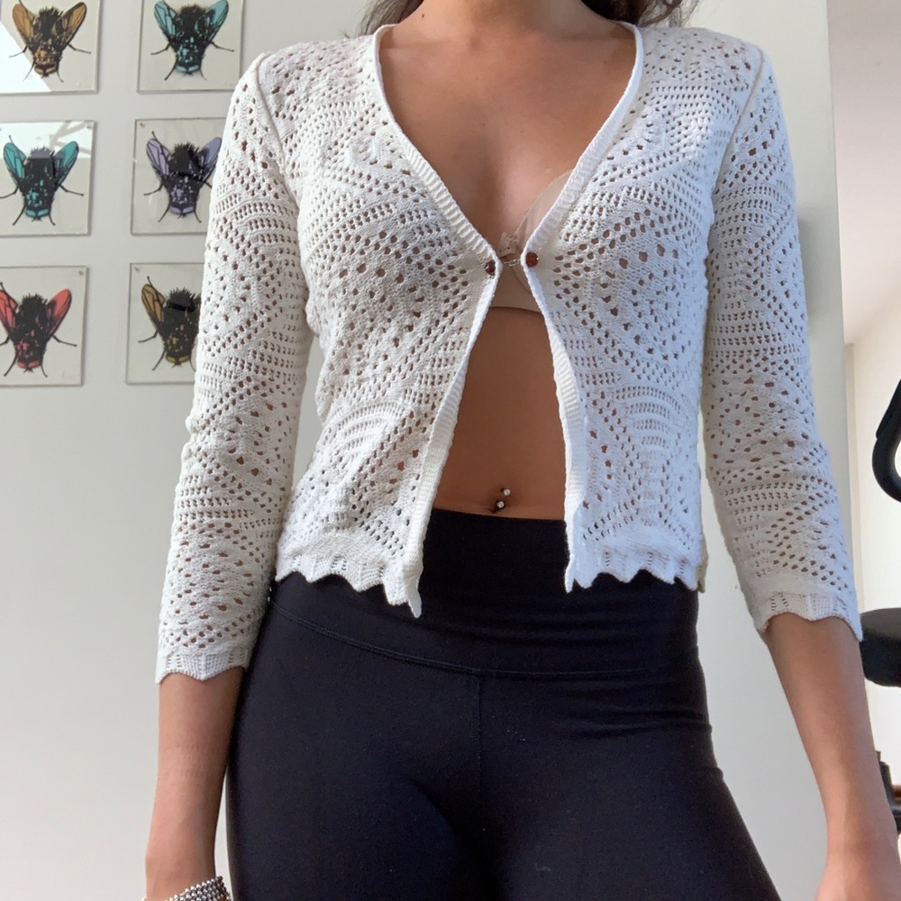 Crop cardigan